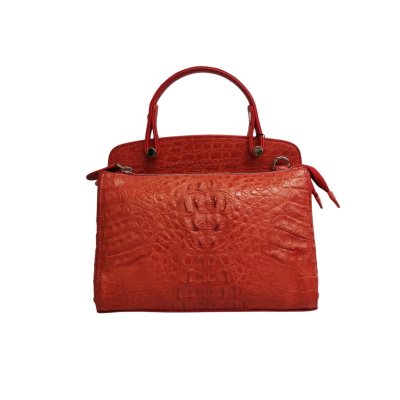 CROCODILE HORNBACK LEATHER HANDBAG : CLB0088HKSMK