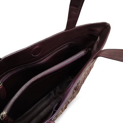 CLB0106HKMK : CROCODILE HORNBACK LEATHER TOTE BAG