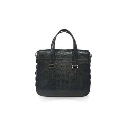 CROCODILE HORNBACK LEATHER HANDBAG : CLB0114HR