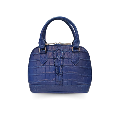 CROCODILE TAIL LEATHER HAND & CROSS-BODY BAG : CLB0133BTT
