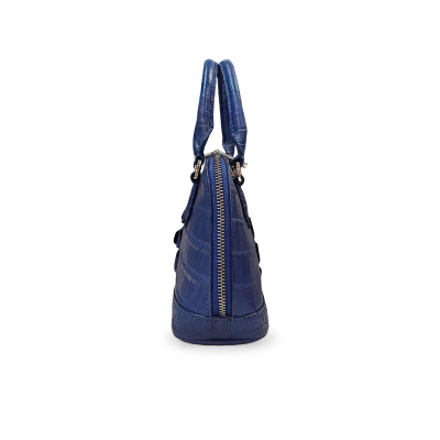 CROCODILE TAIL LEATHER HAND & CROSS-BODY BAG : CLB0133BTT