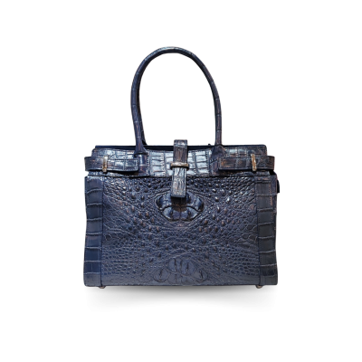 'DOSSIER' CROCODILE HORNBACK LEATHER SHOLDER BAG : CLB0138HT