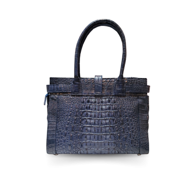 'DOSSIER' CROCODILE HORNBACK LEATHER SHOLDER BAG : CLB0138HT
