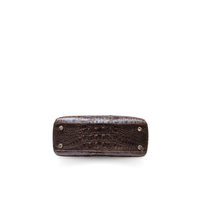 CROCODILE HORNBACK LEATHER HANDBAG : CLB0180HL