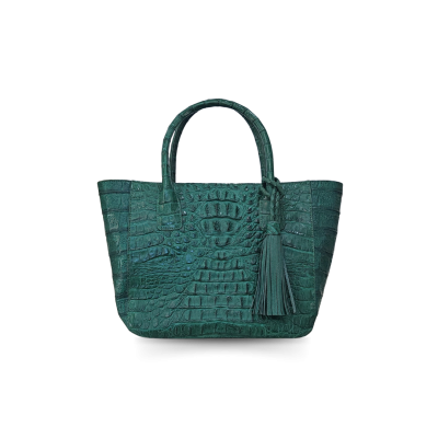CROCODILE HORNBACK LEATHER HANDBAG : CLB0220HKR