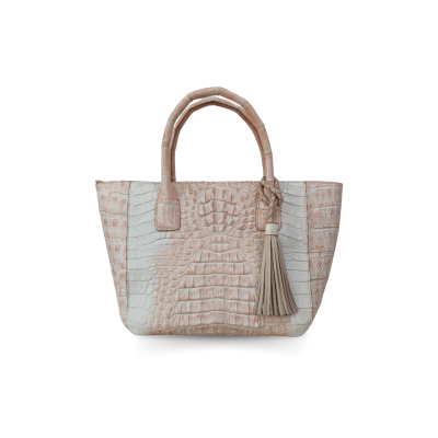 CROCODILE HORNBACK LEATHER HANDBAG : CLB0220HKR