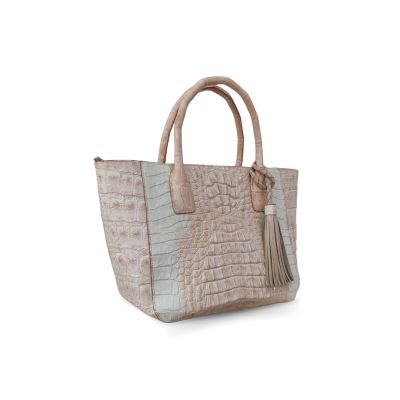 CROCODILE HORNBACK LEATHER HANDBAG : CLB0220HKR