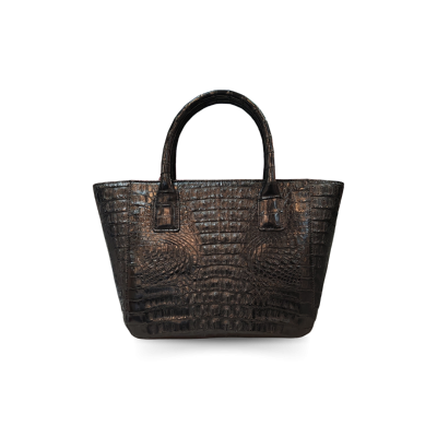 CROCODILE HORNBACK LEATHER HANDBAG : CLB0220HKR