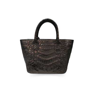 CROCODILE BELY LEATHER HANDBAG : CLB0220SR