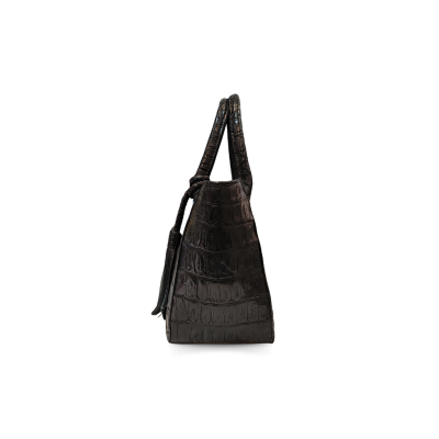 CROCODILE BELY LEATHER HANDBAG : CLB0220SR