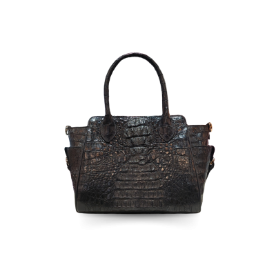 CROCODILE HORNBACK LEATHER HANDBAG : CLB0226HKR