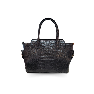 CROCODILE HORNBACK LEATHER HANDBAG : CLB0226HKR
