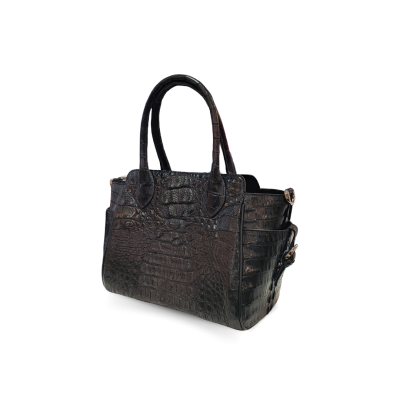 CROCODILE HORNBACK LEATHER HANDBAG : CLB0226HKR