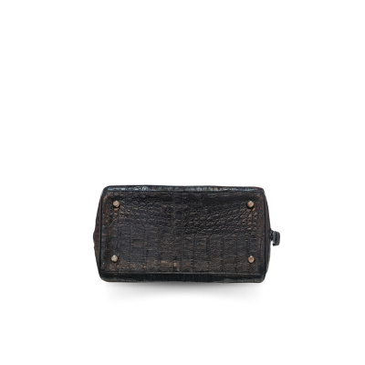 CROCODILE HORNBACK LEATHER HANDBAG : CLB0226HKR