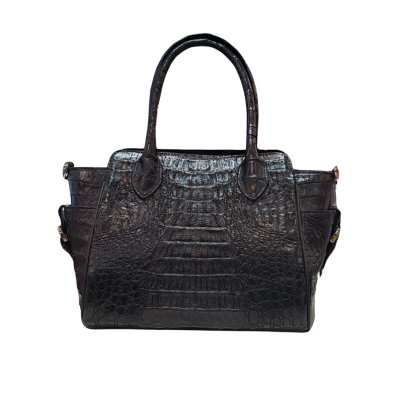 Crocodile Hornback Leather Handbag : CLB0226HKR