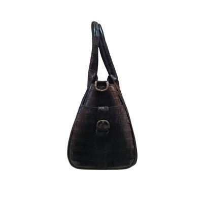 Crocodile Hornback Leather Handbag : CLB0226HKR