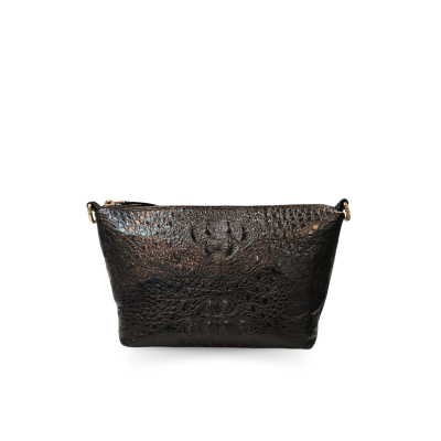 CLB0233HY : CROCODILE HORNBACK LEATHER CROSSBODY