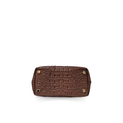 CLB0233HY : CROCODILE HORNBACK LEATHER CROSSBODY