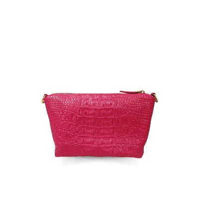 CLB0233HY : CROCODILE HORNBACK LEATHER CROSSBODY