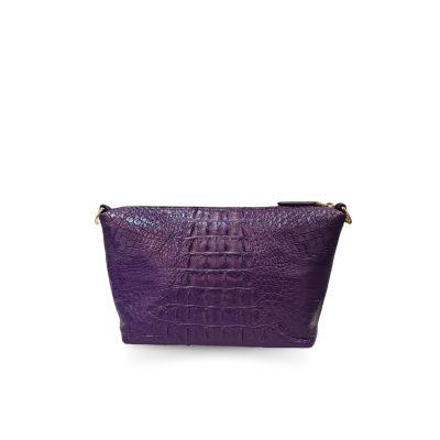 CROCODILE HORNBACK LEATHER CROSSBODY : CLB0233HY
