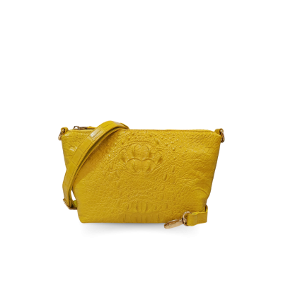 CLB0233HY : CROCODILE HORNBACK LEATHER CROSSBODY