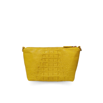 CLB0233HY : CROCODILE HORNBACK LEATHER CROSSBODY