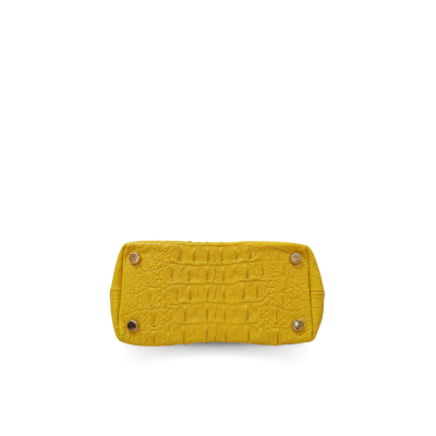 CLB0233HY : CROCODILE HORNBACK LEATHER CROSSBODY