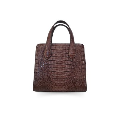 CROCODILE HORNBACK LEATHER HANDBAG : CLB0252HKR
