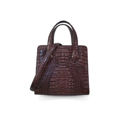 CROCODILE HORNBACK LEATHER HANDBAG : CLB0252HKR