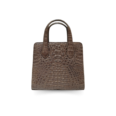 CROCODILE HORNBACK LEATHER HANDBAG : CLB0252HKR
