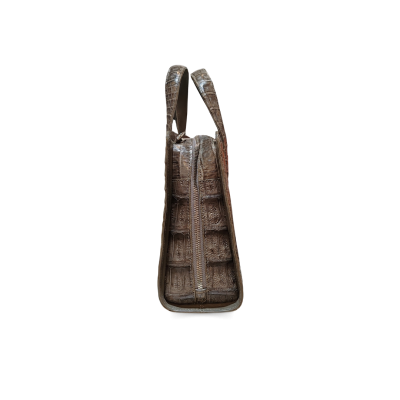 CROCODILE HORNBACK LEATHER HANDBAG : CLB0252HKR