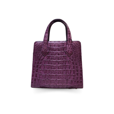 CROCODILE HORNBACK LEATHER HANDBAG : CLB0252HKR