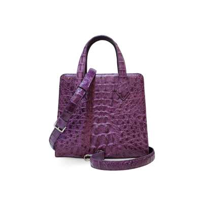 CROCODILE HORNBACK LEATHER HANDBAG : CLB0252HKR