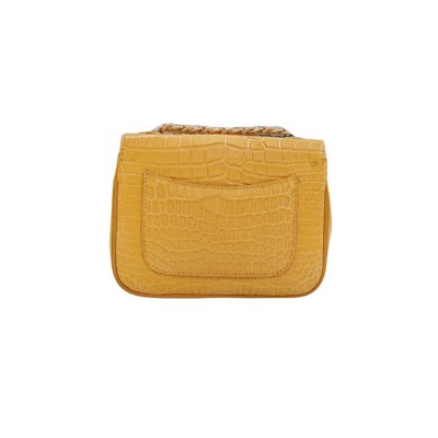 CROCODILE BELLY LEATHER CROSS-BODY BAG : CLB0261SAY