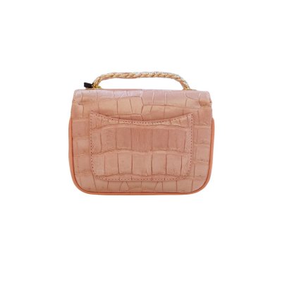 CROCODILE BELLY LEATHER CROSS-BODY BAG : CLB0261SAY