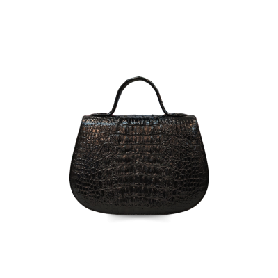 CROCODILE HORNBACK LEATHER HANDBAG : CLB0300HAY
