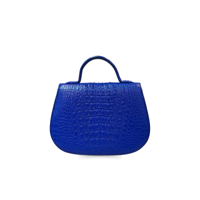 CLB0300HAY : CROCODILE HORNBACK LEATHER HANDBAG