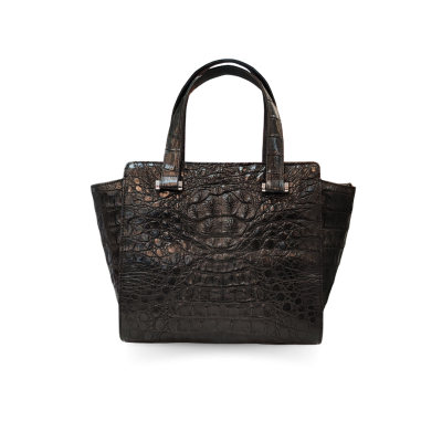 CLB0361HKR : CROCODILE HORNBACK LEATHER HANDBAG