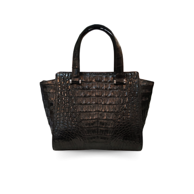 CLB0361HKR : CROCODILE HORNBACK LEATHER HANDBAG