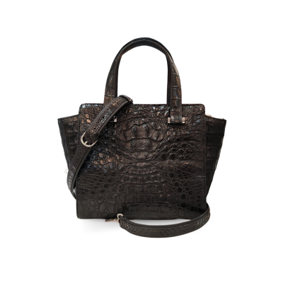 CLB0361HKR : CROCODILE HORNBACK LEATHER HANDBAG CLB0361HKR : CROCODILE HORNBACK LEATHER HANDBAG