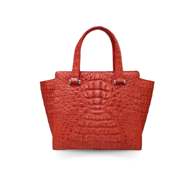 CLB0361HKR : CROCODILE HORNBACK LEATHER HANDBAG