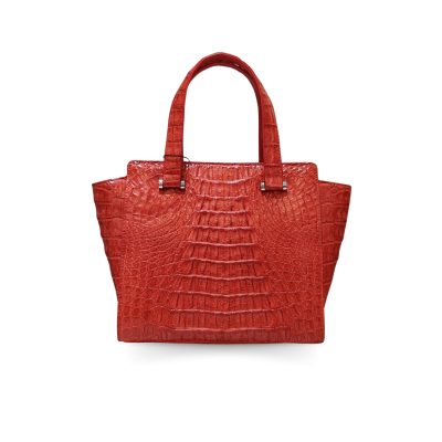 CLB0361HKR : CROCODILE HORNBACK LEATHER HANDBAG