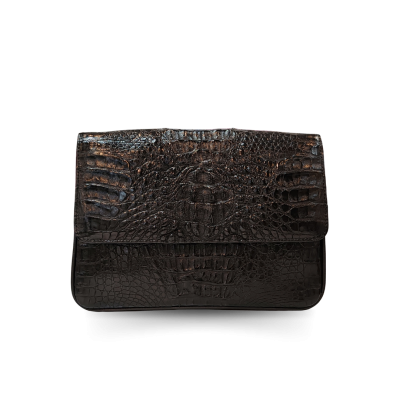 CROCODILE HORNBACK LEATHER CROSS-BODY BAG : CLB0362HKR