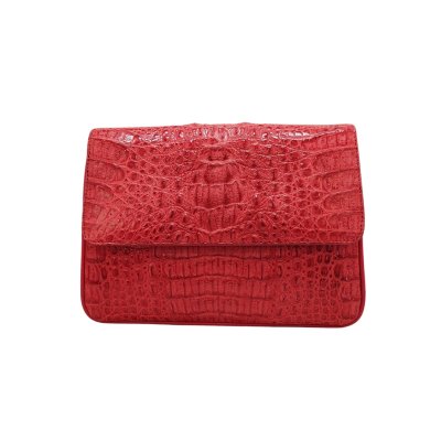 CROCODILE HORNBACK LEATHER CROSS-BODY BAG : CLB0362HKR