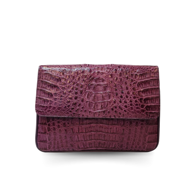 CROCODILE HORNBACK LEATHER CROSS-BODY BAG : CLB0362HKR