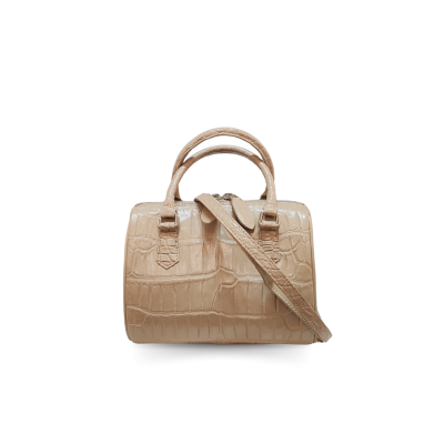 CROCODILE BELLY LEATHER HANDBAG : CLB0420SY