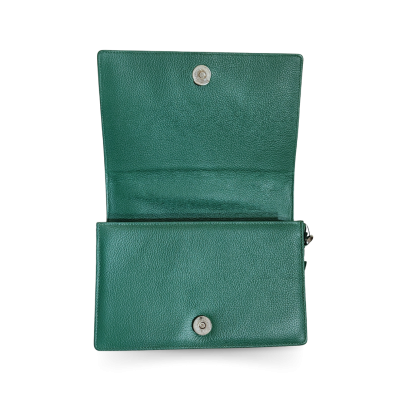 CROCODILE HORNBACK LEATHER CLUTCH CROSS-BODY BAG : CLB0489HKR