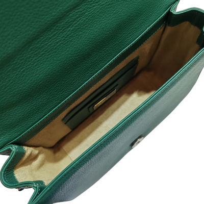 CROCODILE HORNBACK LEATHER CLUTCH CROSS-BODY BAG : CLB0489HKR