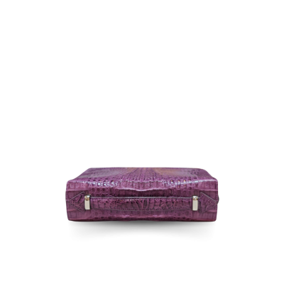 CROCODILE HORNBACK LEATHER CLUTCH CROSS-BODY BAG : CLB0489HKR