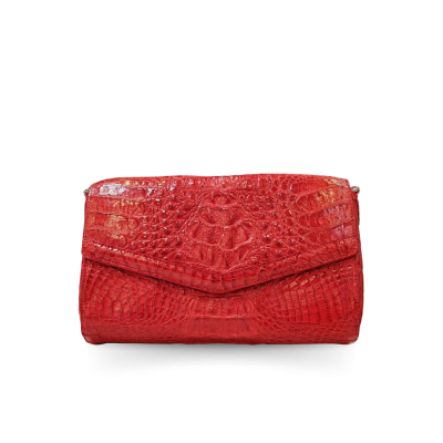 CROCODILE HORNBACK LEATHER CROSS-BODY BAG : CLB0490HKR